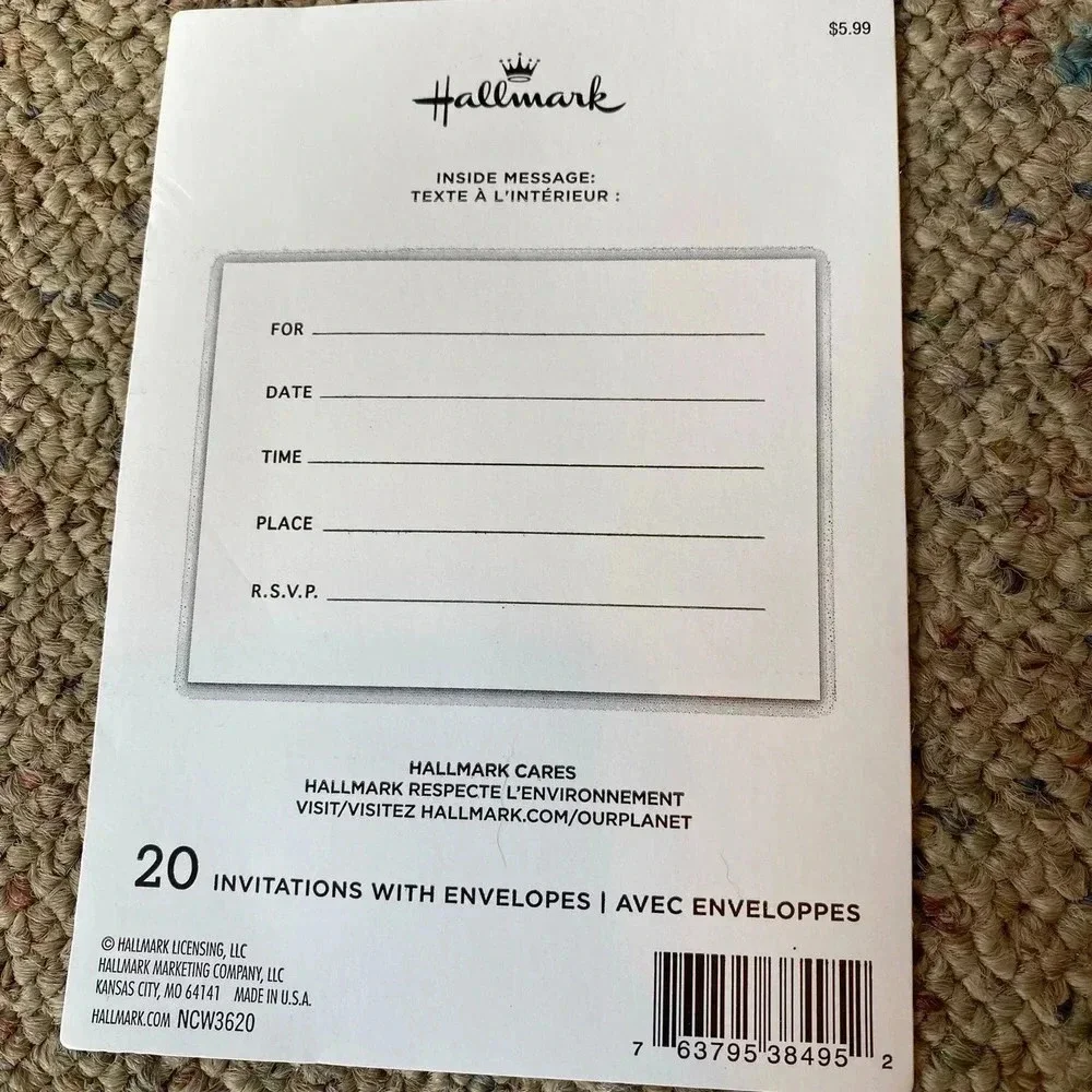 Hallmark invitations cards